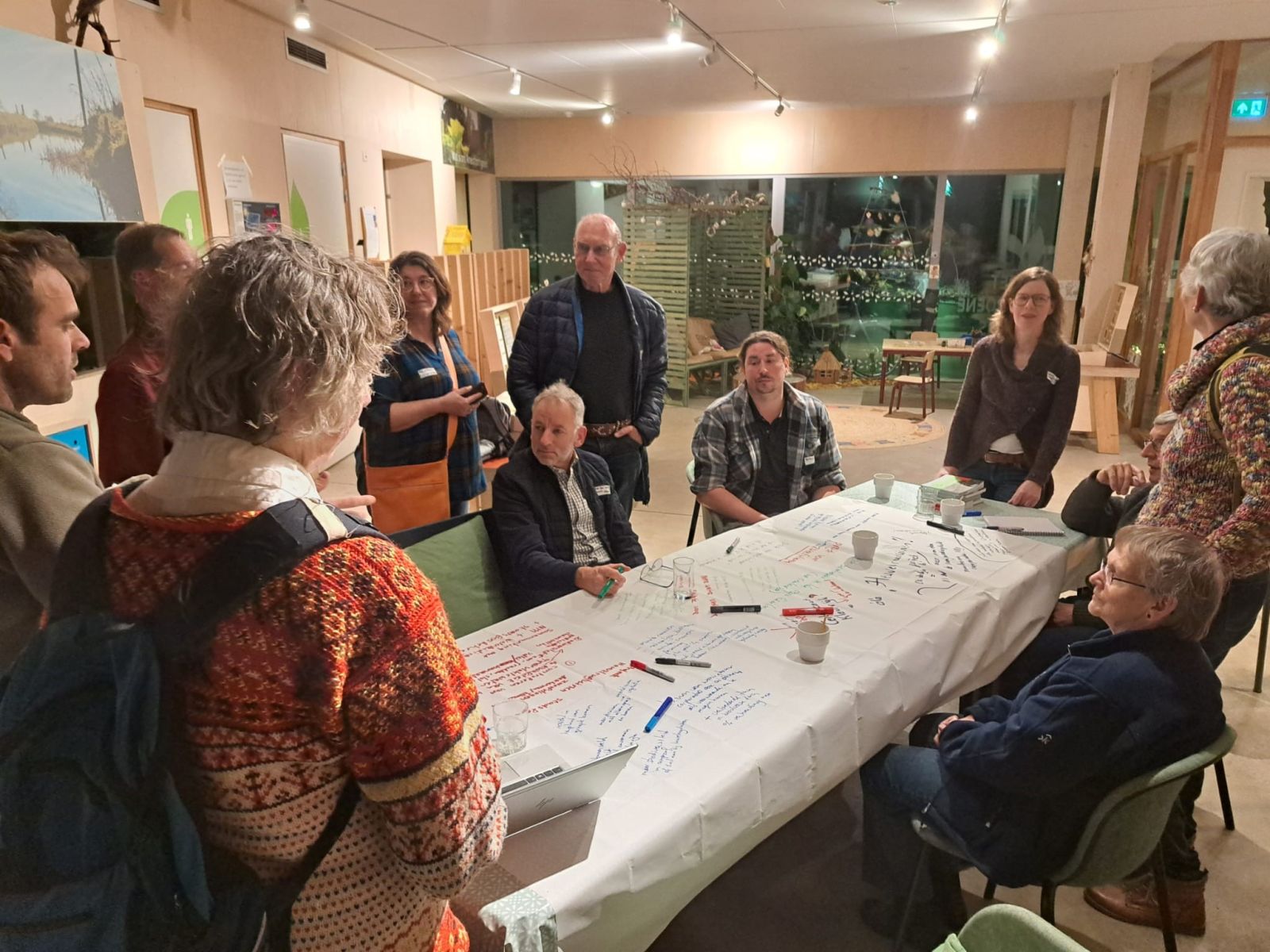 Kringgesprek met aanwezigen tijdens Groenvisie in Vogelvlucht 10.